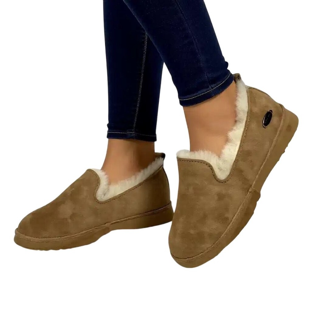 Acorn Ewe Loafer Slipper Chestnut‎ Women size 6 NIB